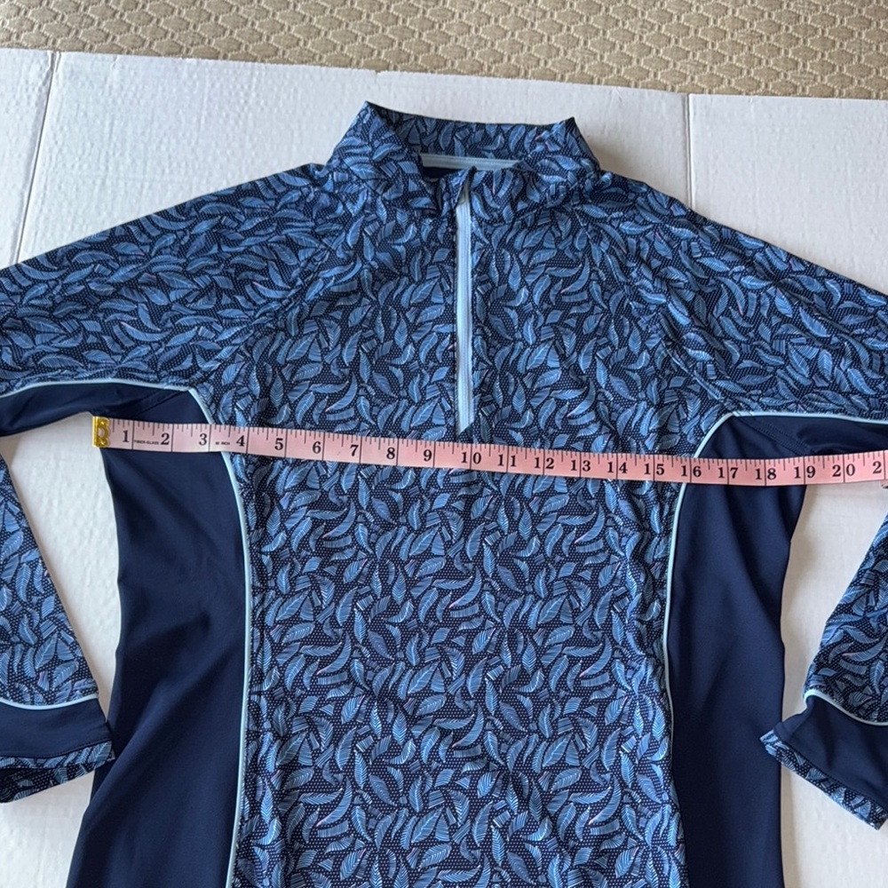 NWT Peter Millar Lightweight 1/4 Zip Long Sleeve Golf Sun Shirt - Picture 8 of 16